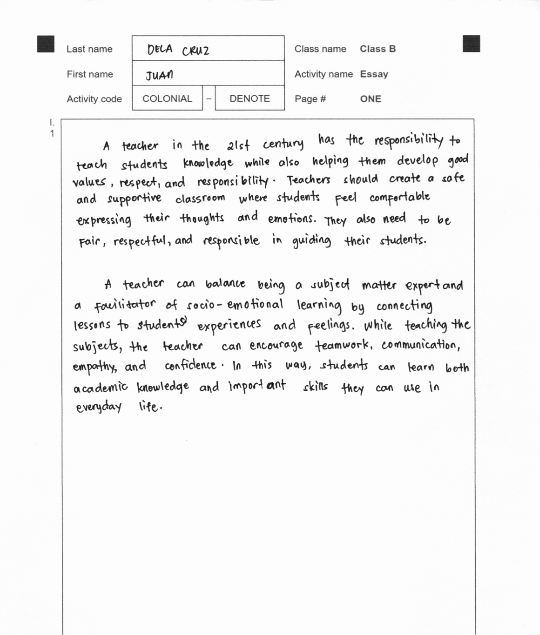 Essay